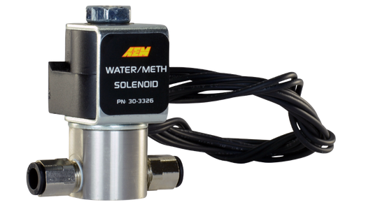 AEM High-Flow Low-Current Water Methanol Solenoid