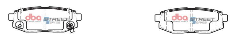 DBA Street Series Rear Pads / Subaru BRZ/Toyota GT86