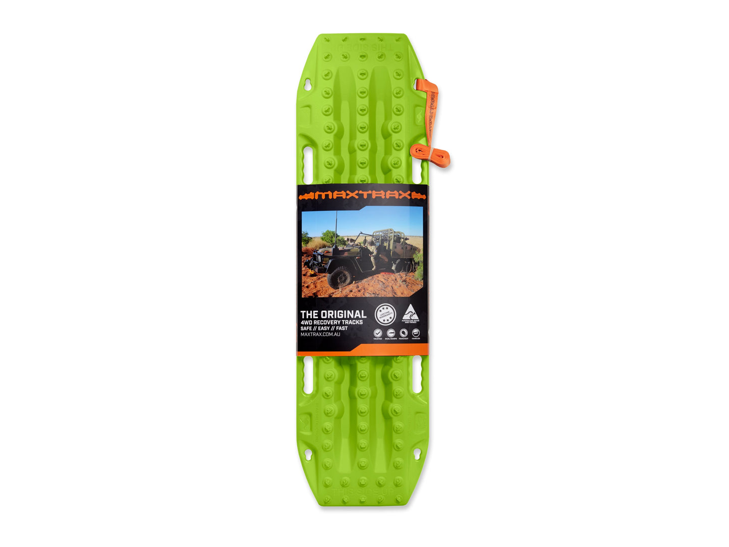Mark II Recovery Tracks - Lime Green (Pair) - By MAXTRAX