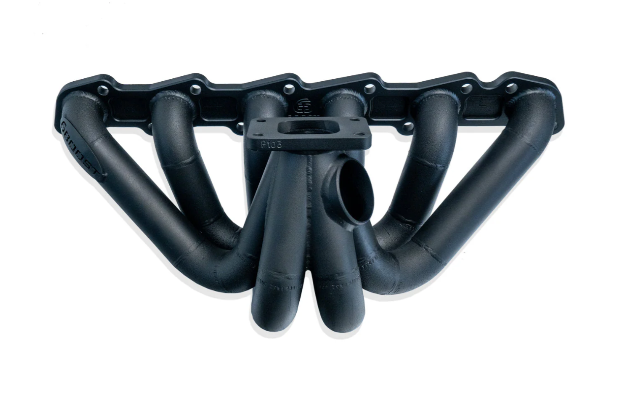 6Boost Turbo Exhaust Manifold / RB30E T3 / Low Mount / Single Wastegate