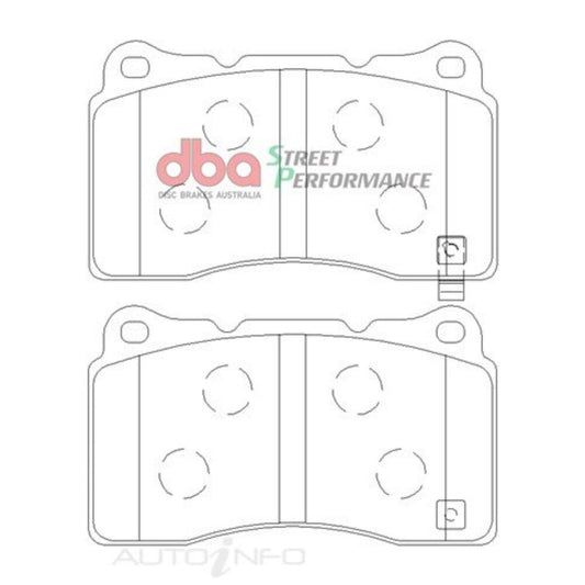 DBA Street Performance Disc Brake Pads - DB1678SP