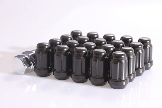 Torq Slimline Spline Wheel Nut Set / M12x1.5 - Black