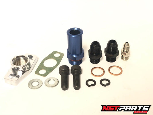 Turbopro Garrett Ball Bearing Turbo Oil and Water Fitting kit