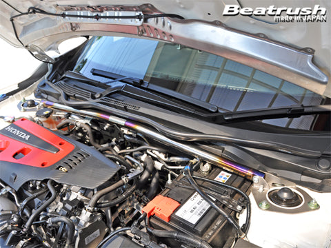 Laile Beatrush Titanium front strut tower bar / Honda Civic Type R FK8