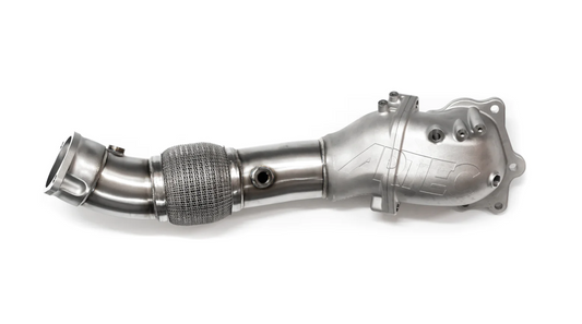 ARTEC Performance Mitsubishi Evo X 4B11 4" Cast Outlet O2 Housing Dump Pipe - 3" 2 Bolt Outlet