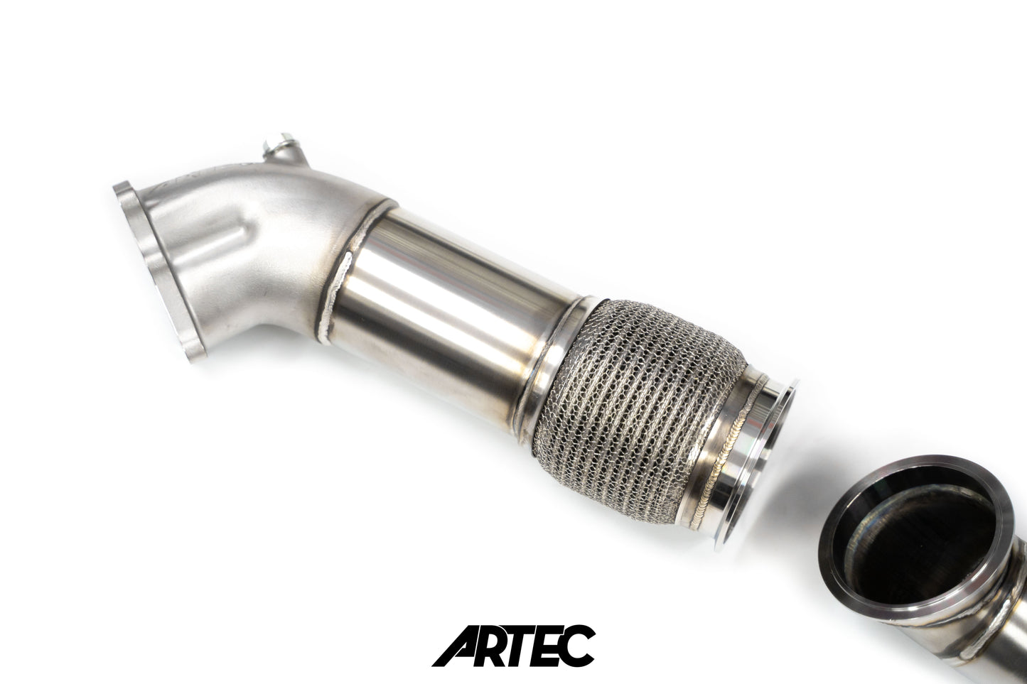 Nissan RB25 4" to 3.5" Cast Downpipe and Midpipe