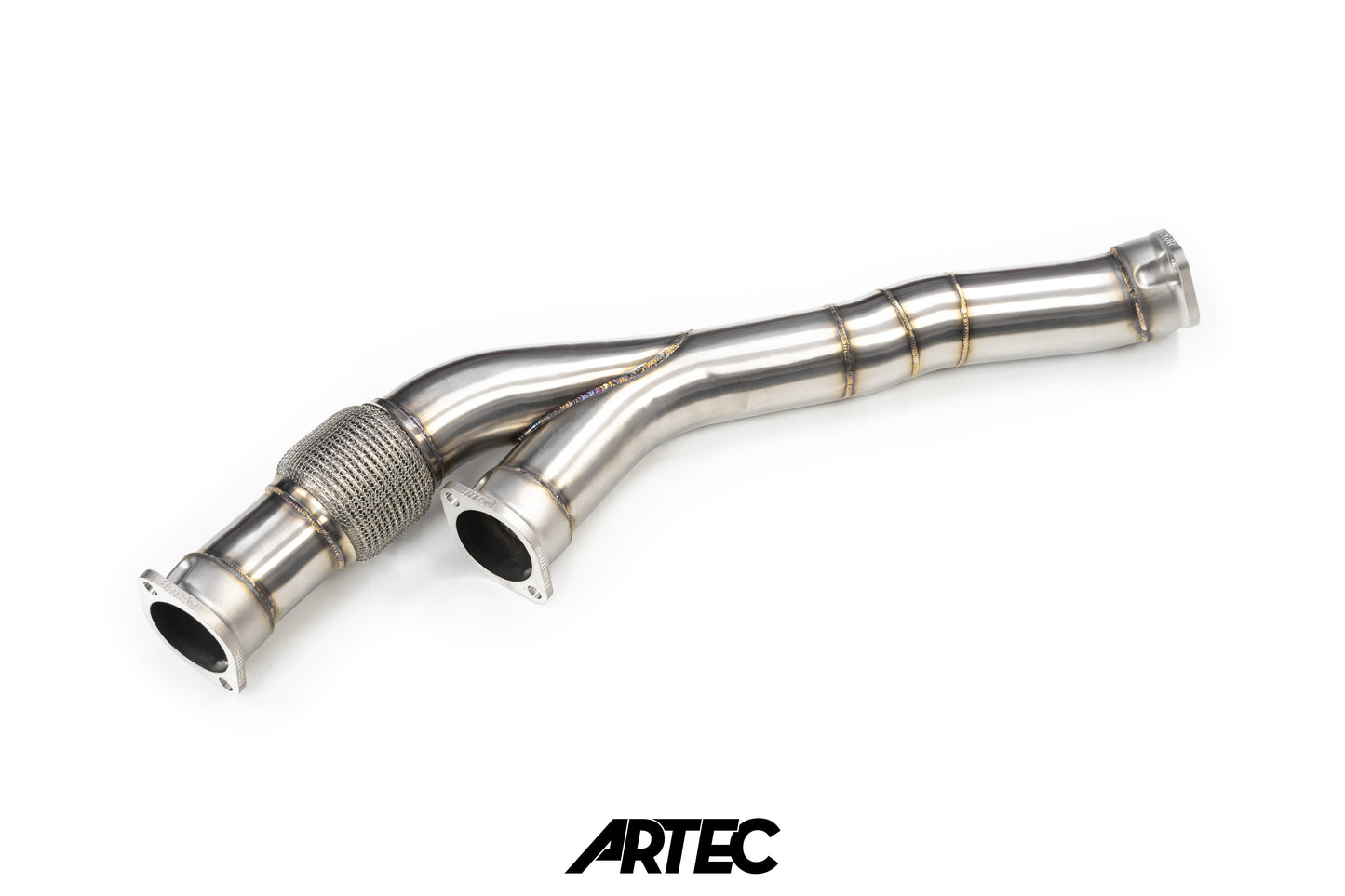 Nissan RB26DETT Twin 3.5" Stock Frame Front Pipe