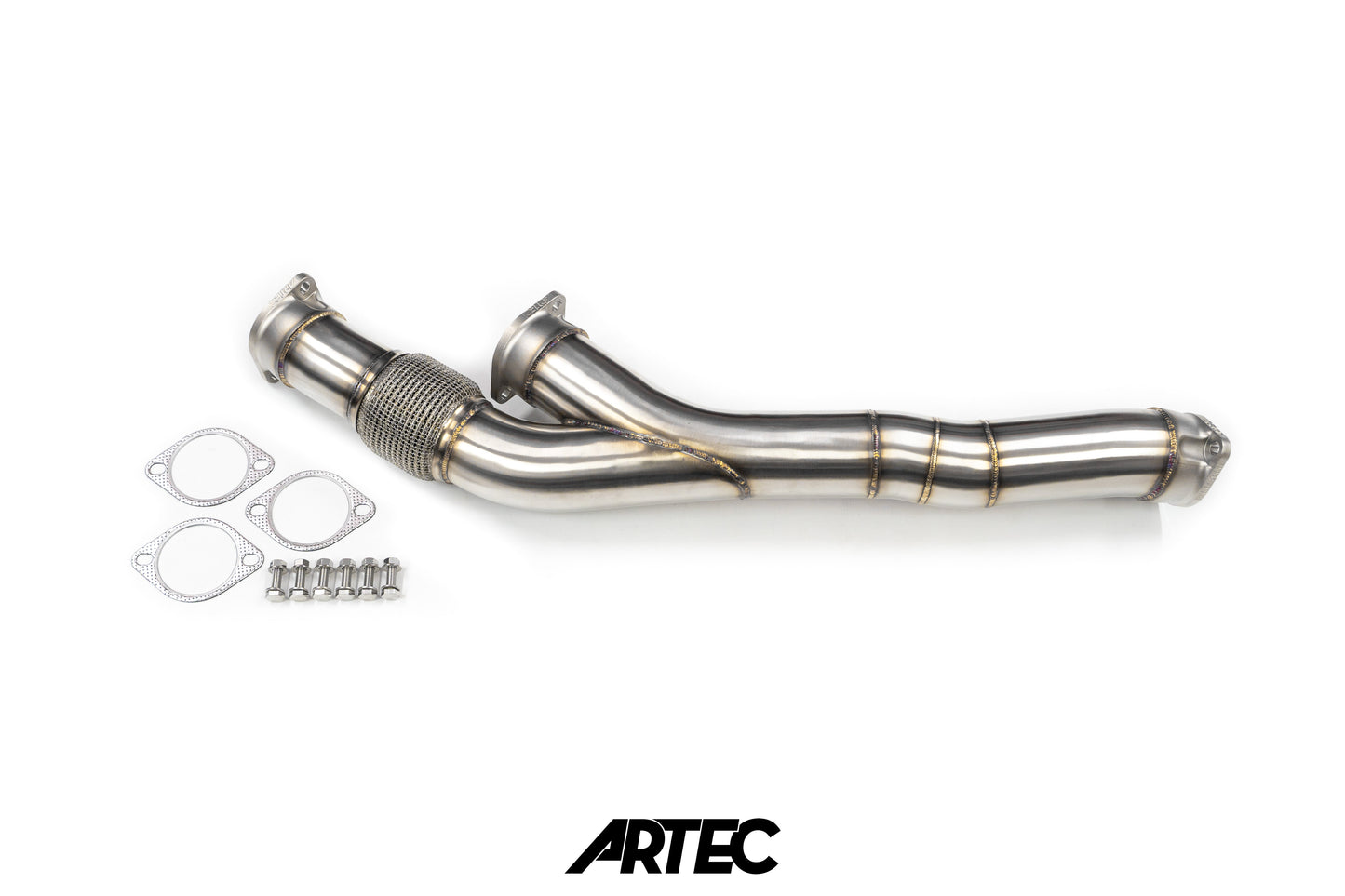 Nissan RB26DETT Twin 3.5" Stock Frame Front Pipe