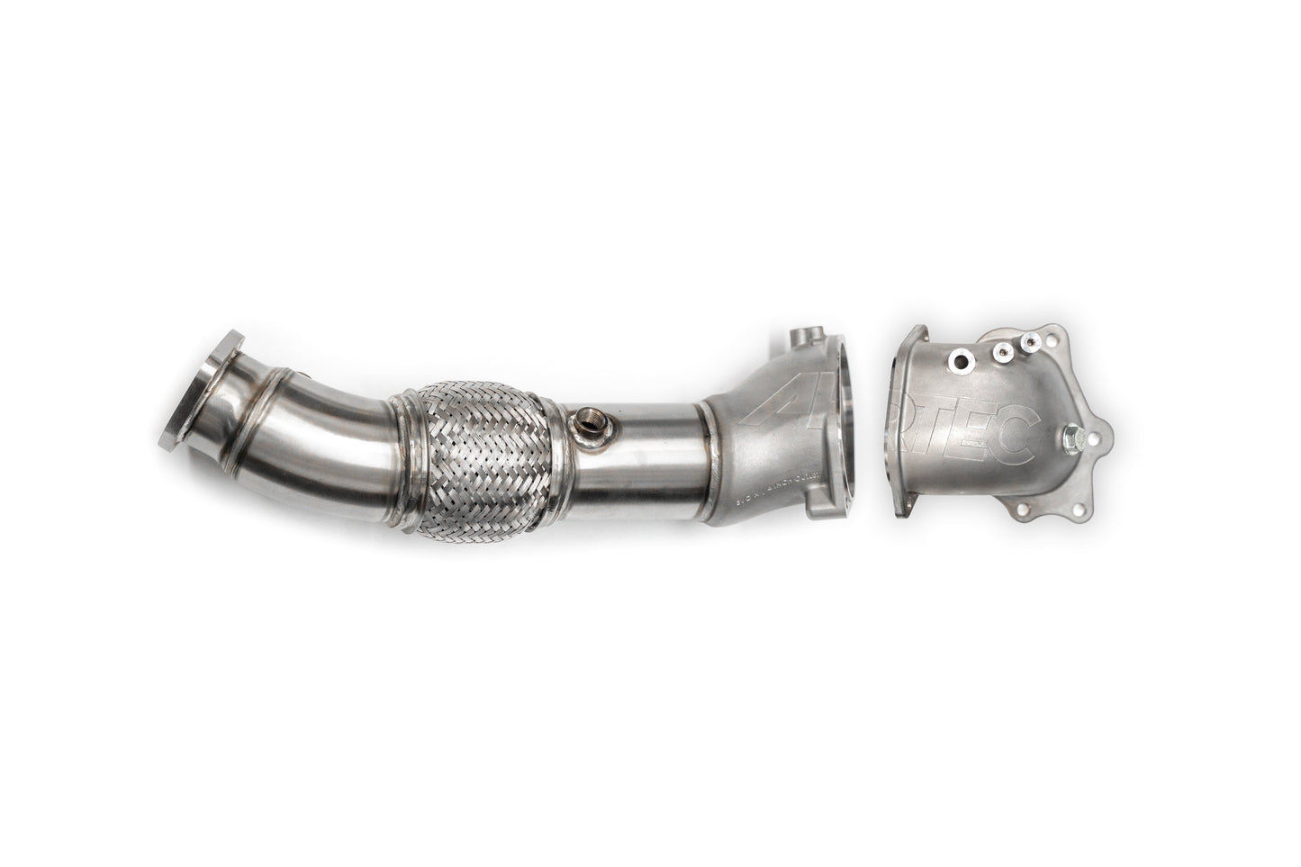 Mitsubishi Evo 10 4B11T 3.5" Cast Dump / Front Pipe - 2-Bolt