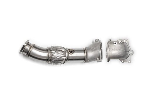 Mitsubishi Evo 10 4B11T 3.5" Cast Dump / Front Pipe - 2-Bolt