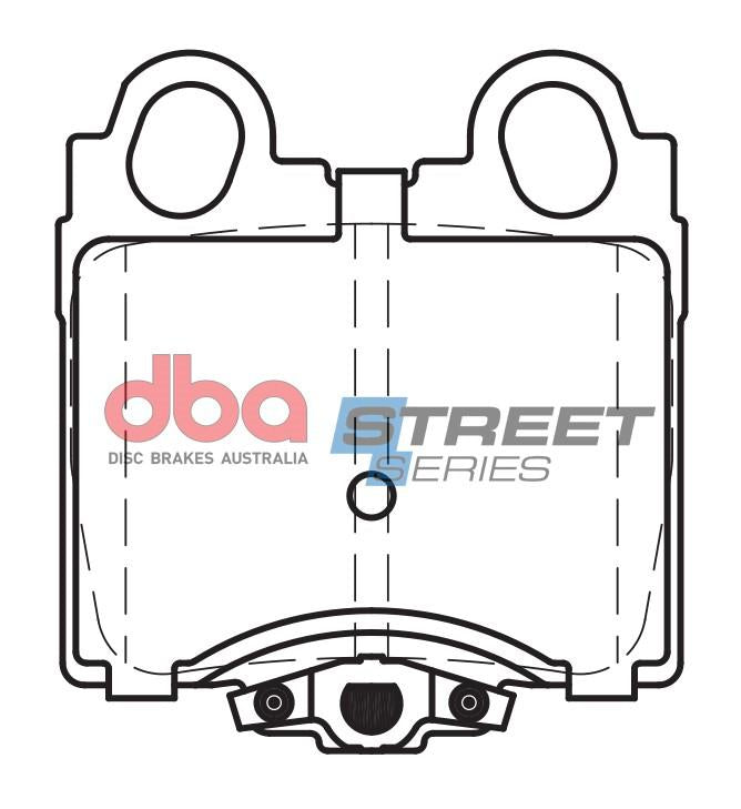 DBA SS Street Series Brake Pad Set - DB1416SS