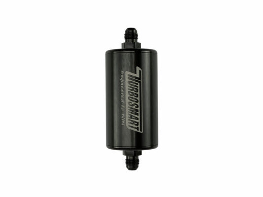 Turbosmart Inline Fuel Filter 10um -6AN Black