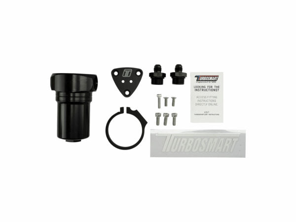 Turbosmart Fuel Filter Canister 10um -6AN Black