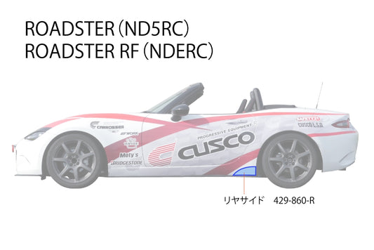CUSCO Rear Side Bottom Protection Film / Mazda MX-5 Roadster ND