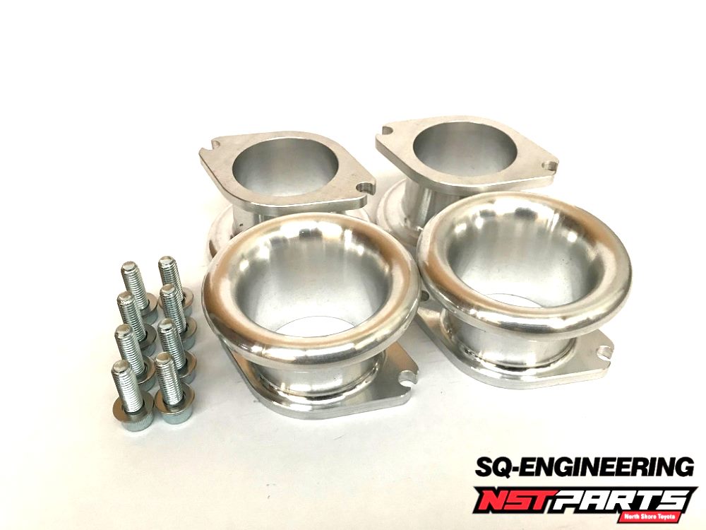 SQ Engineering 4AGE 20V Blacktop 50mm Velocity Stacks For OEM Airbox