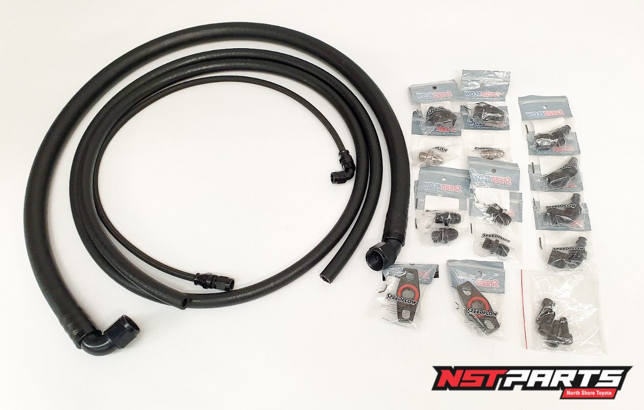 Garrett GT30 / GT35 Oil & Water Line Kit High Mount