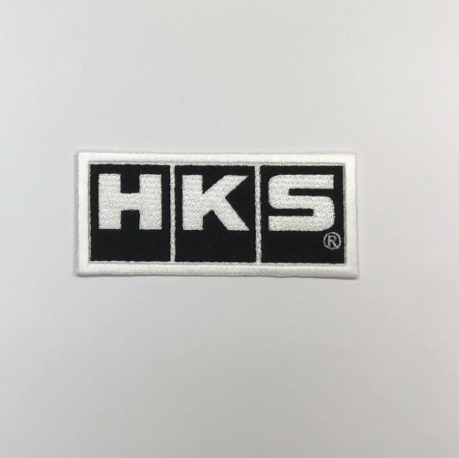 HKS Sew On Patch Black