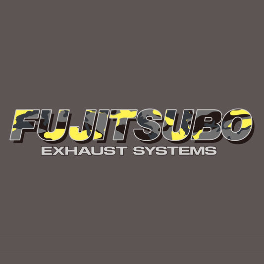 FUJITSUBO Sticker Yellow Camouflage