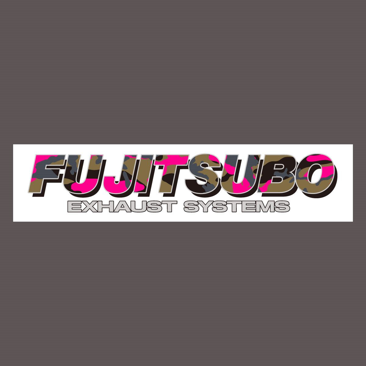 FUJITSUBO Sticker Pink Camouflage