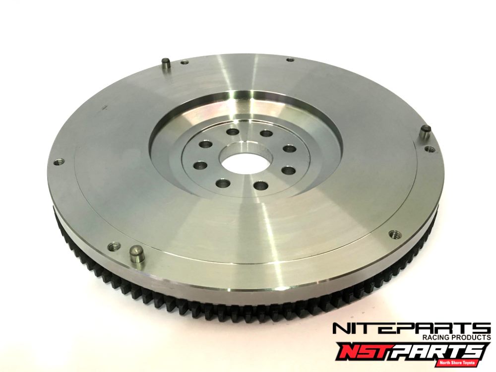 NITEPARTS CNC Billet 10" Push Type Flywheel for 1JZ 2JZ With Ring Gear