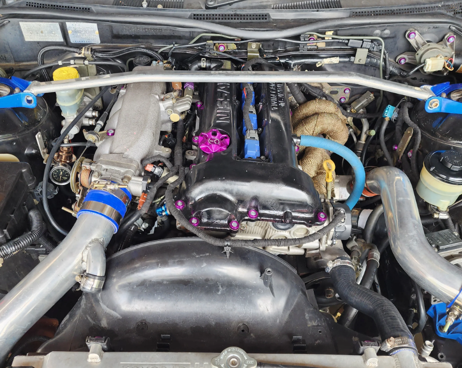 PRP Nissan Silvia S14/S15 SR20 Engine Bay Dress Up Washer Kit - Purple