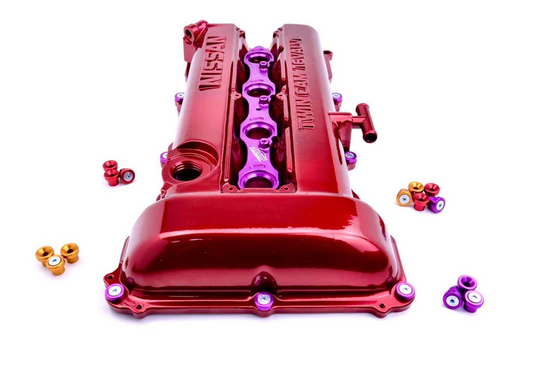 PRP Nissan Silvia SR20 Rocker Cover Dress Up Bolt Kit - Silver