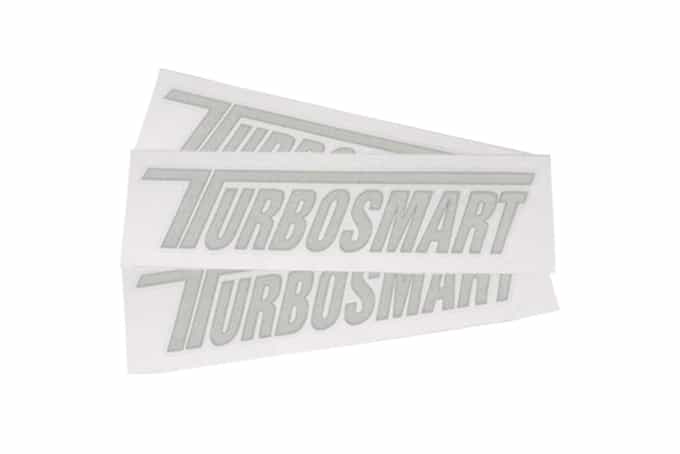 Turbosmart TS Car Decal - White 350mm x 80mm