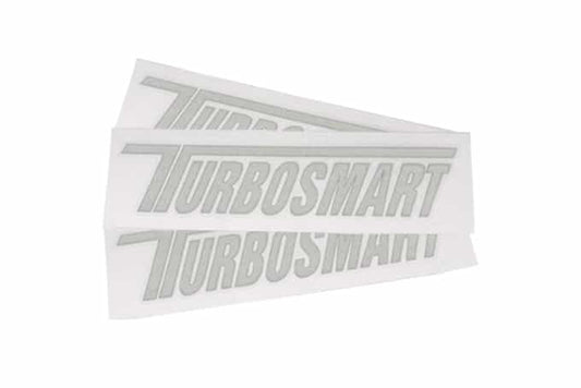 Turbosmart TS Car Decal - White 200mm x 45mm